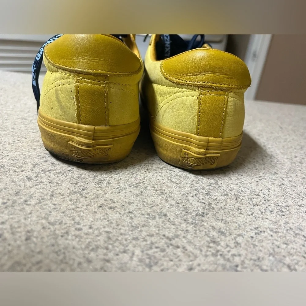Vans Yellow Sneakers with Black Accents